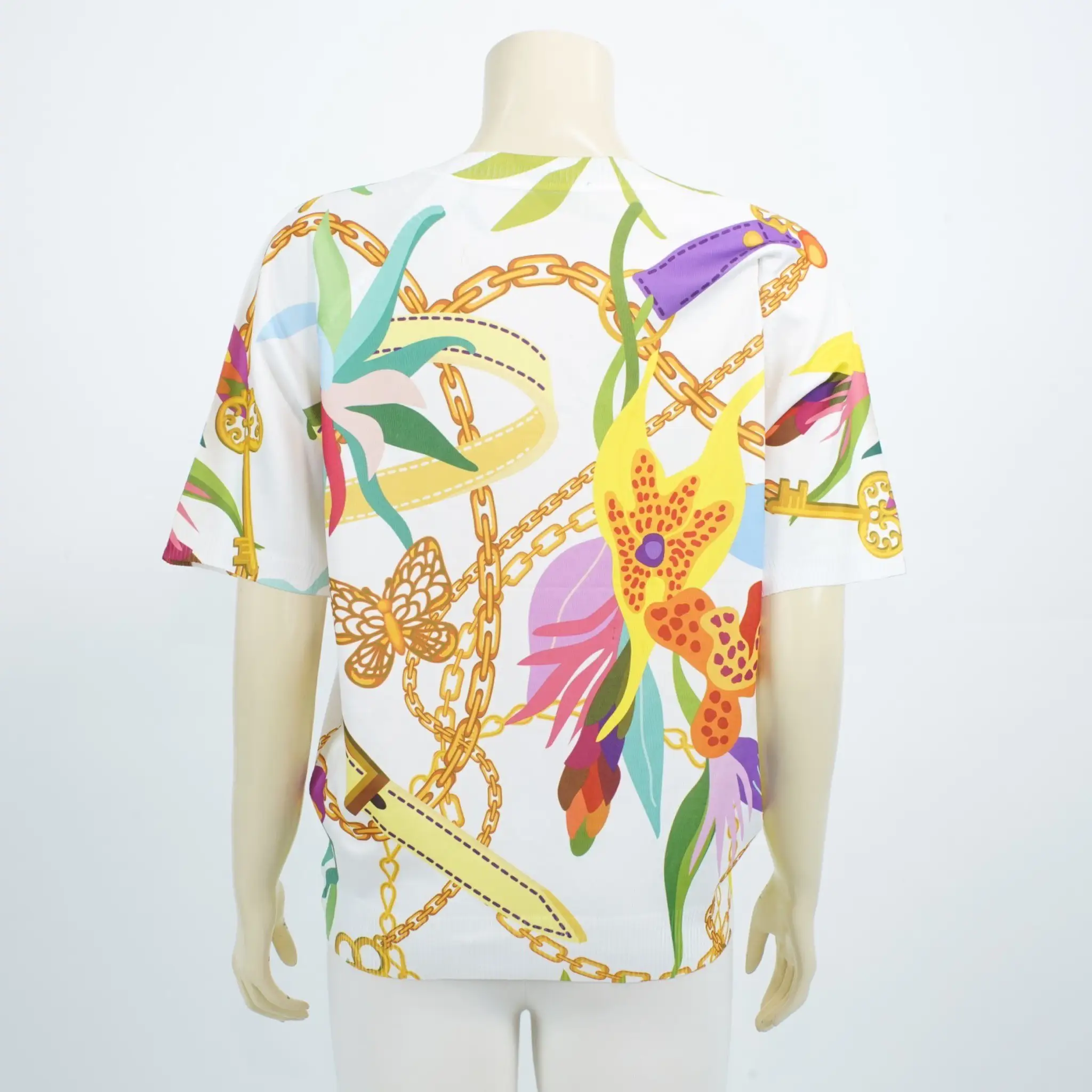 เสื้อคอกลม แขนสั้นแร็กแลน ผ้ายืดลายกราฟิก - Image 8