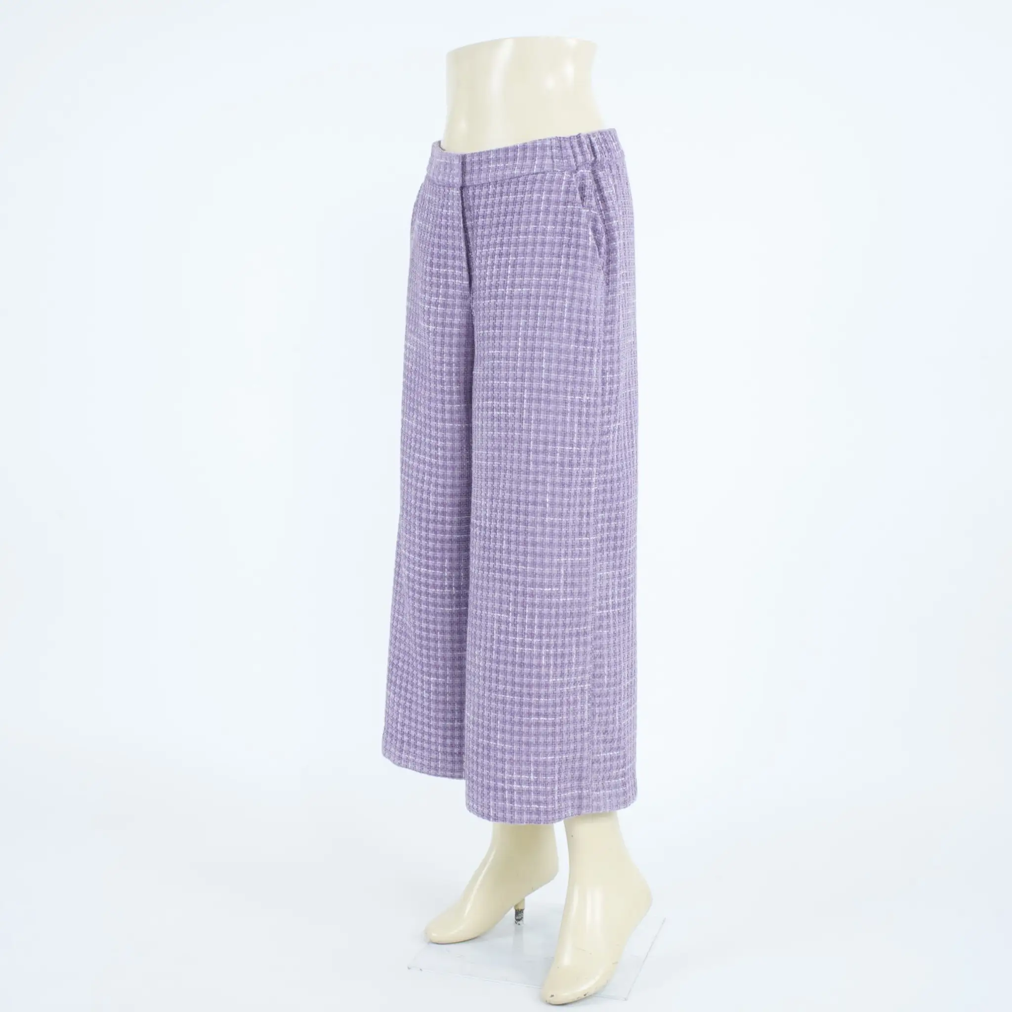 กางเกงทรงคูลอต ขาบาน 8 ส่วน COCO TWEED PANTS - Image 2