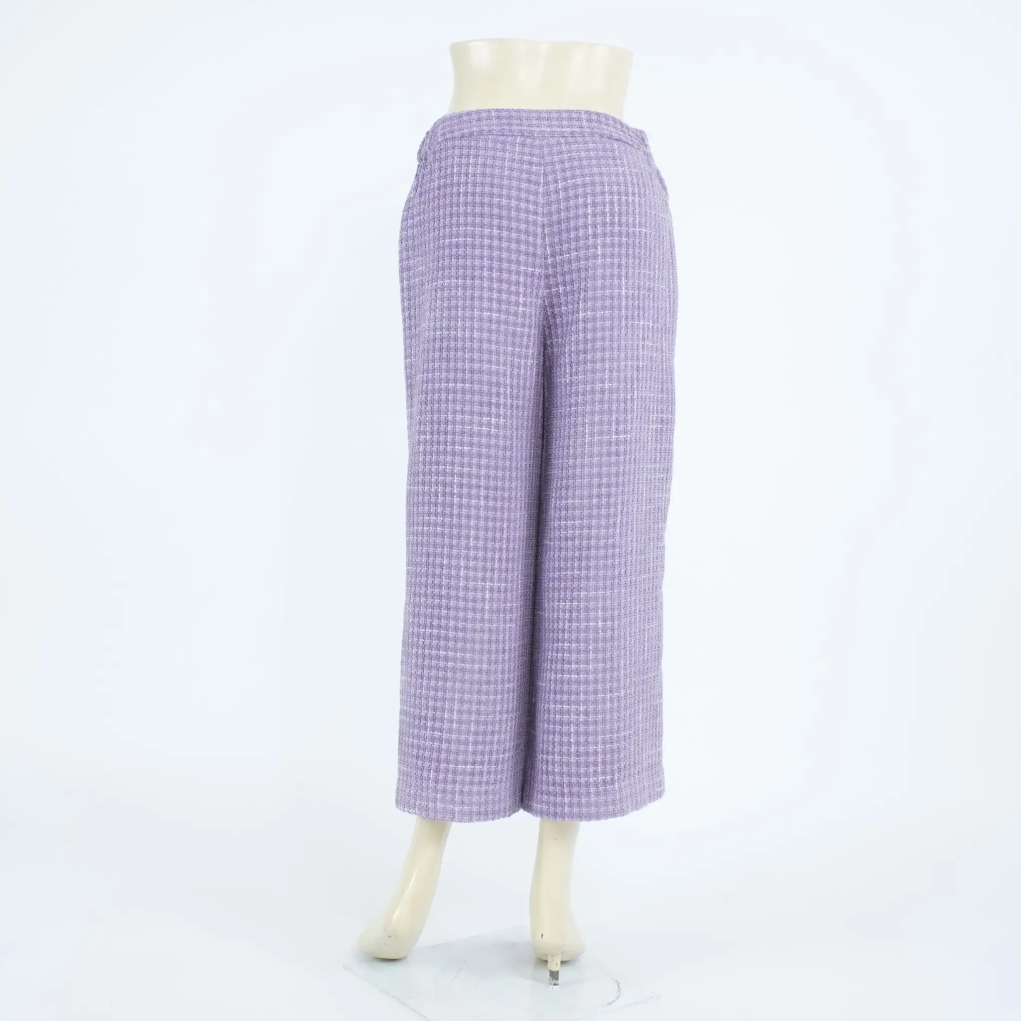 กางเกงทรงคูลอต ขาบาน 8 ส่วน COCO TWEED PANTS - Image 3