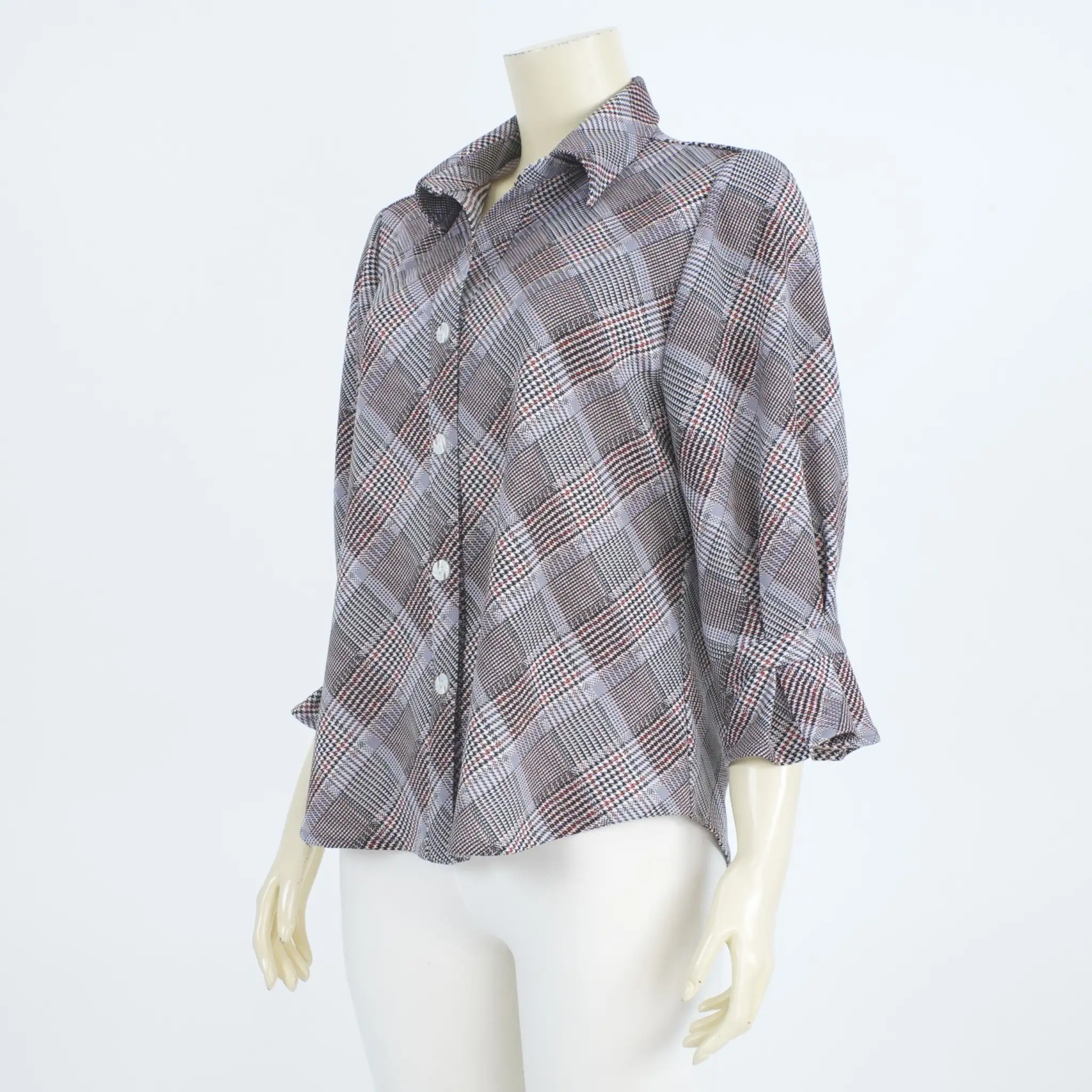 เสื้อเชิ้ต แขน 4 ส่วนลายฮาวส์ทูธ - Image 3