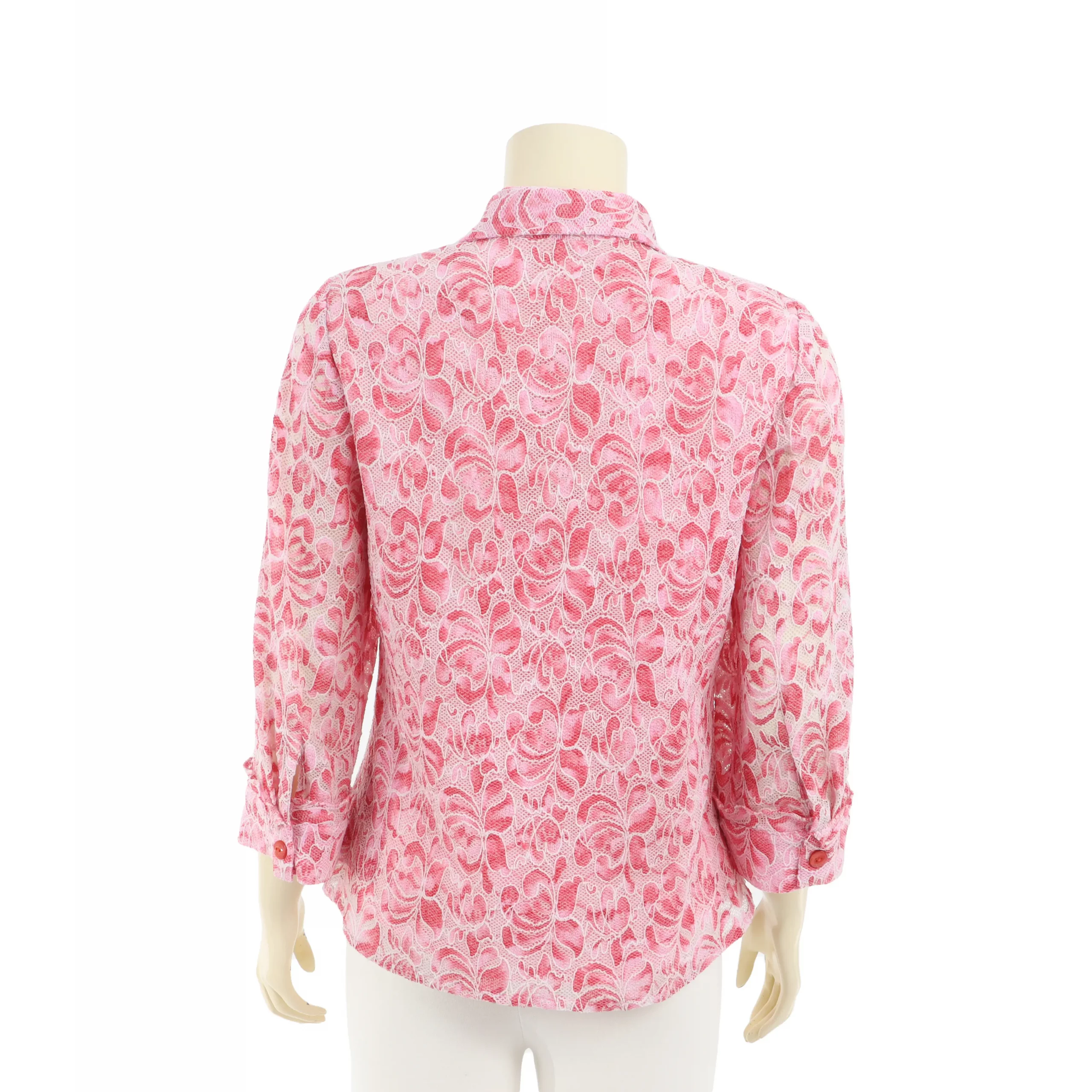 เสื้อเชิ้ตแขน 4 ส่วน ผ้าลูกไม้ราเชล - Image 3