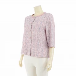 เสื้อคอกลมแขน 3 ส่วน ผ้าลูกไม้ราเชลดีไซน์คลาสสิก - Image 3