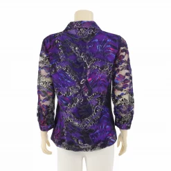 เสื้อเชิ้ตคอปกฮาวายแขน 4 ส่วนผ้าลูกไม้ราเชล - Image 3
