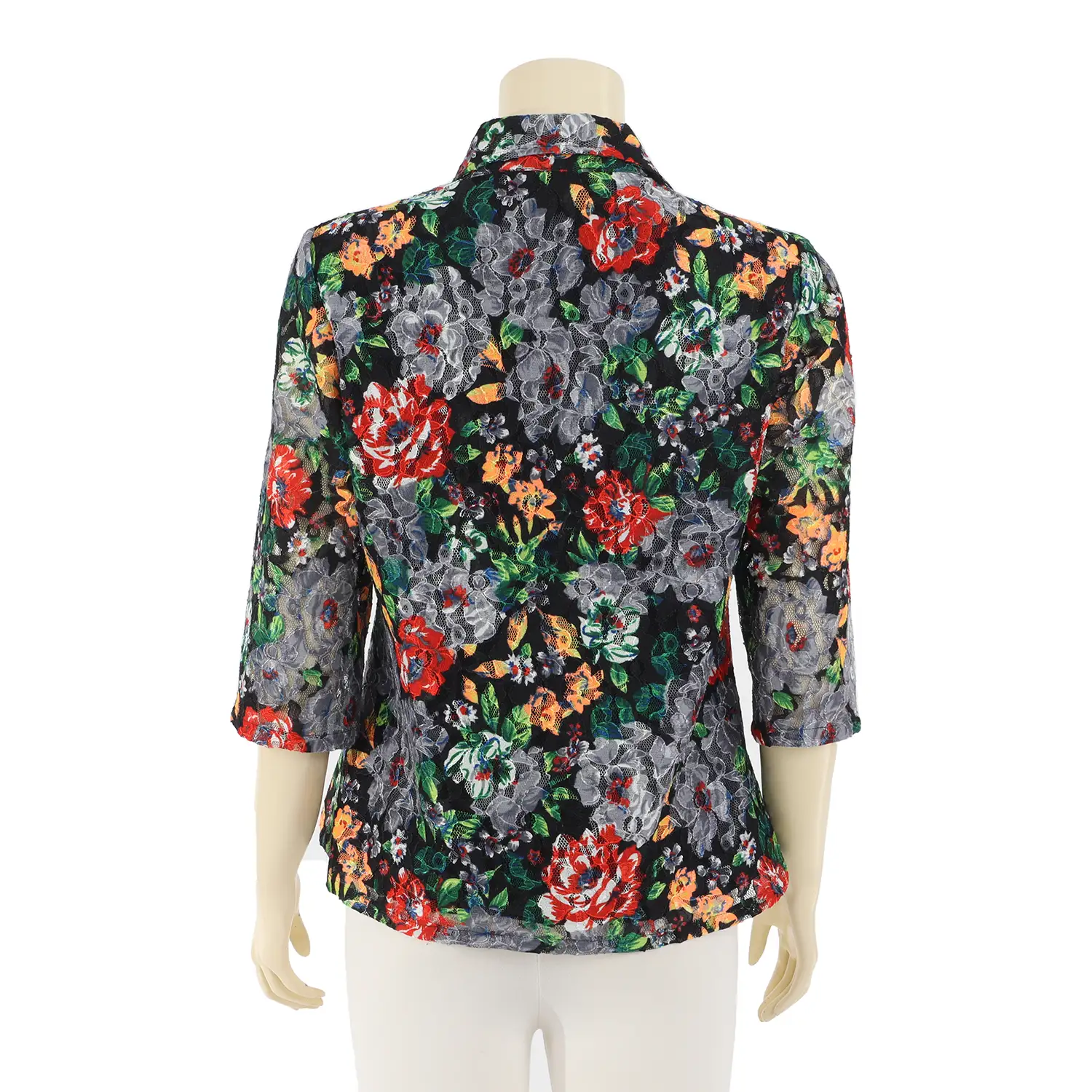 เสื้อเชิ้ตแขน 3 ส่วนผ้าลูกไม้ราเชล - Image 3