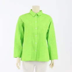 เสื้อเชิ้ตแขนยาวลายเกล็ดผสม