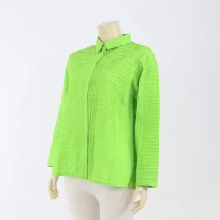 เสื้อเชิ้ตแขนยาวลายเกล็ดผสม - Image 2