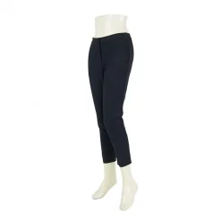 กางเกงทรง Slim Fitขายาว 9 ส่วนผ้าสีพื้น - Image 3