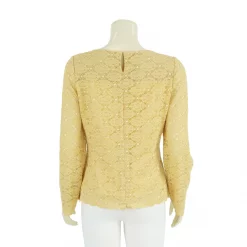 เสื้อคอกลม แขนยาวทรงกระบอก  ผ้าลูกไม้แฟนซี แต่งกลิตเตอร์ - Image 3