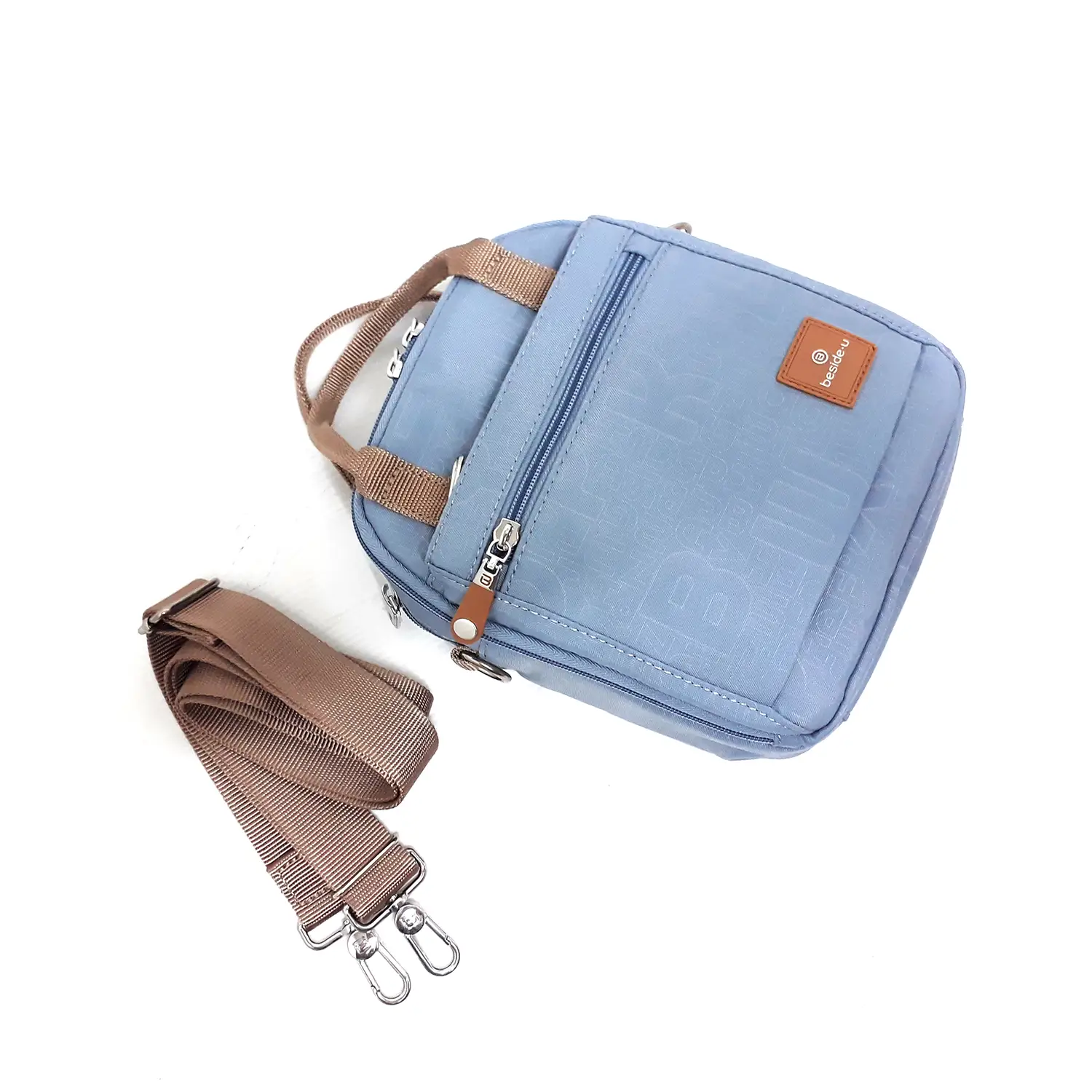 กระเป๋าผ้าไนลอน ทรงสี่เหลี่ยม (ใช้งานได้ 2 แบบ) - Image 7