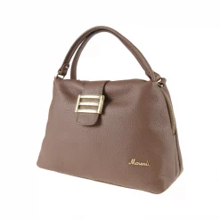 กระเป๋าหนังวัว ปั๊มลายลิ้นจี่ทรง duffle tote (ใช้งานได้ 2 แบบ) - Image 6