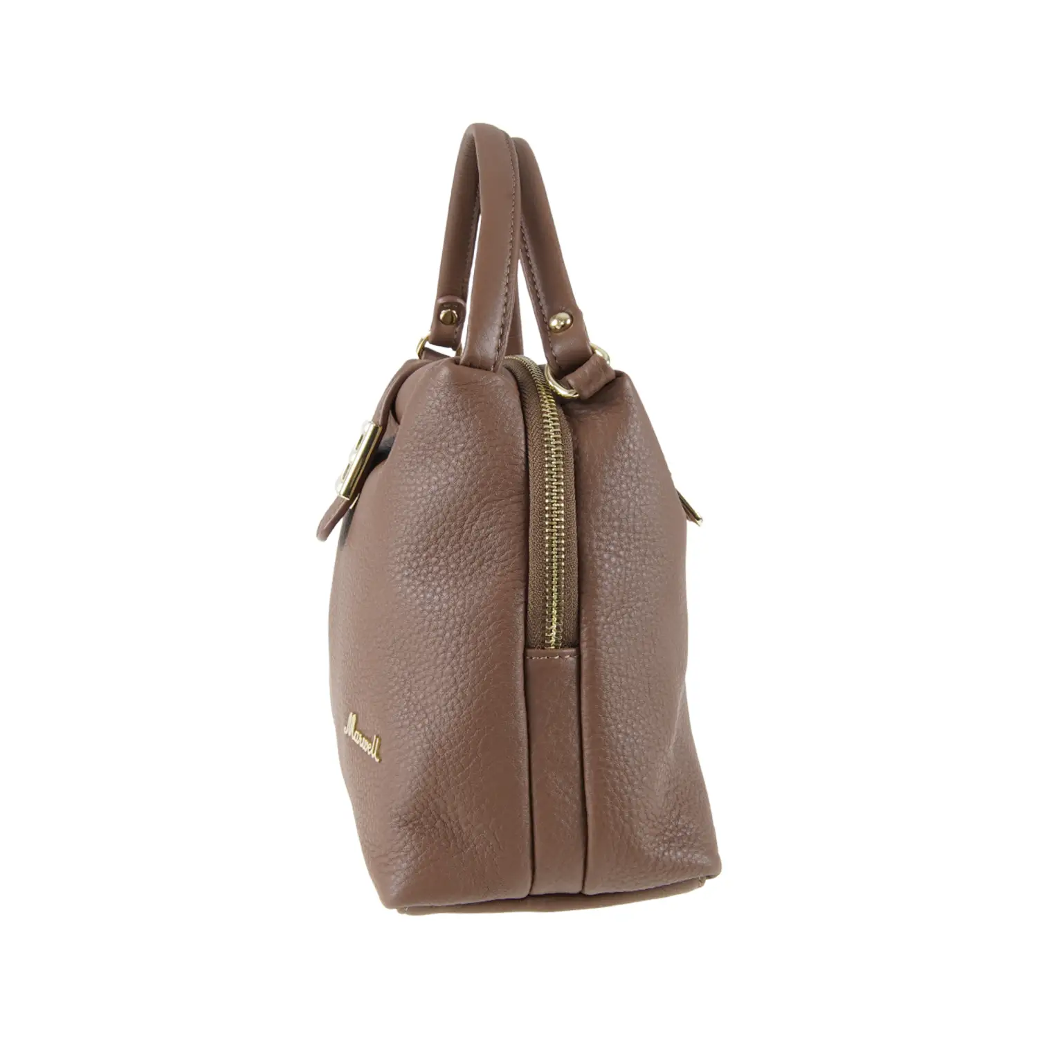 กระเป๋าหนังวัว ปั๊มลายลิ้นจี่ทรง duffle tote (ใช้งานได้ 2 แบบ) - Image 7