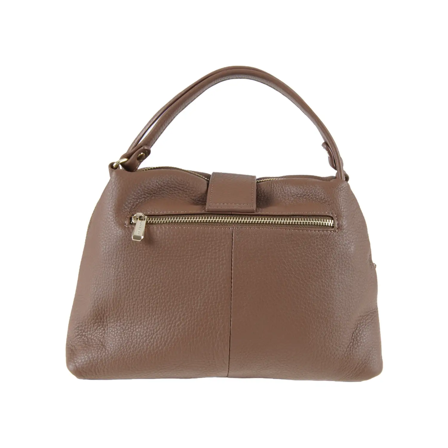 กระเป๋าหนังวัว ปั๊มลายลิ้นจี่ทรง duffle tote (ใช้งานได้ 2 แบบ) - Image 8