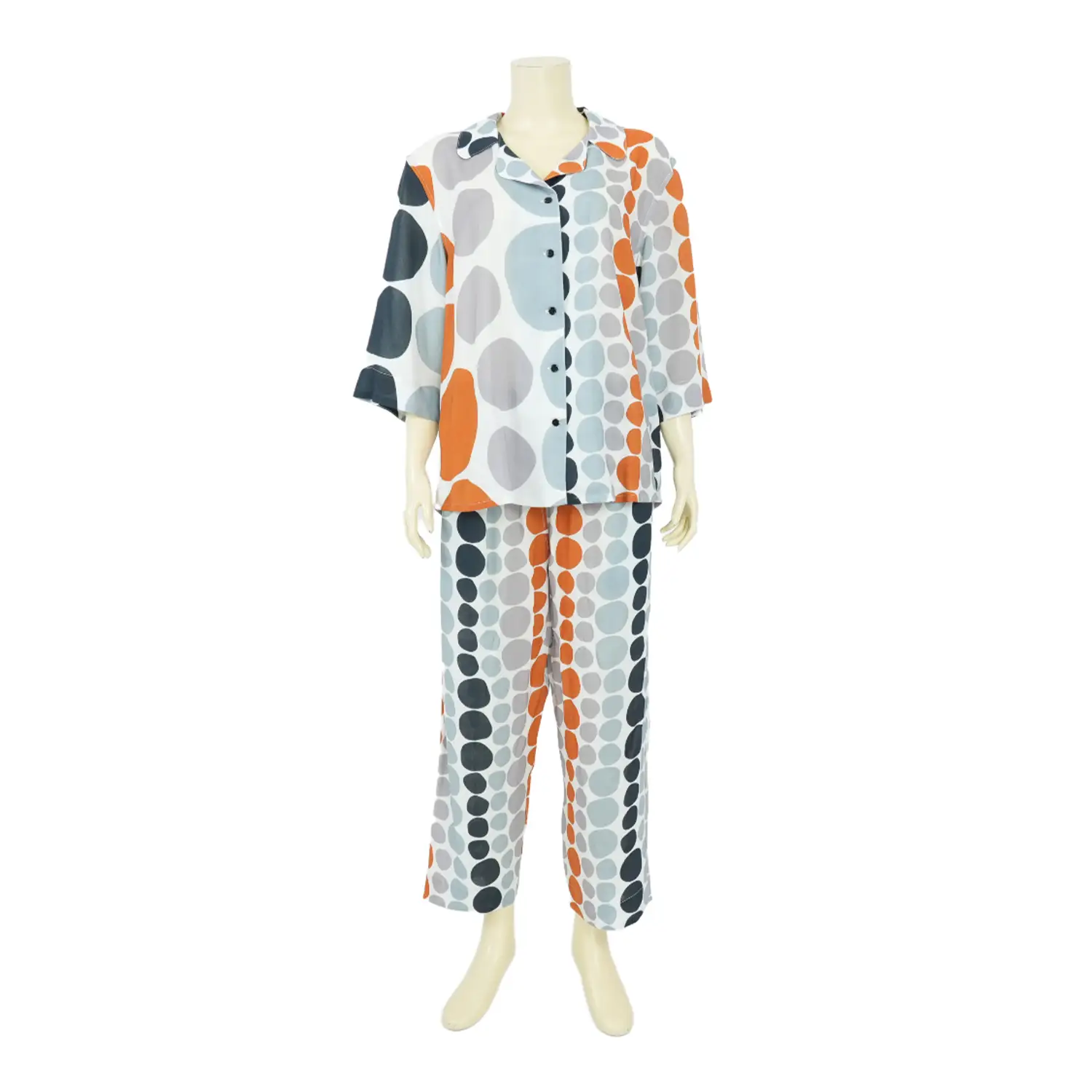 เซตเสื้อเชิ้ต และกางเกงขายาว Blooming Dot