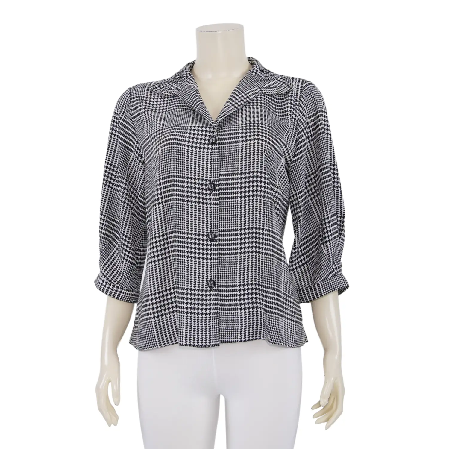 เสื้อเชิ้ตคอปกปีกนก แขน 3 ส่วน - Image 2