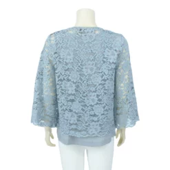 เสื้อแจ็คเก็ต แขน 4 ส่วน  ผ้าลูกไม้ทูโทน - Image 3