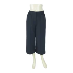กางเกงทรงคูลอต ยาว 4 ส่วน ดีไซน์ตีเกล็ดหน้า - Image 2