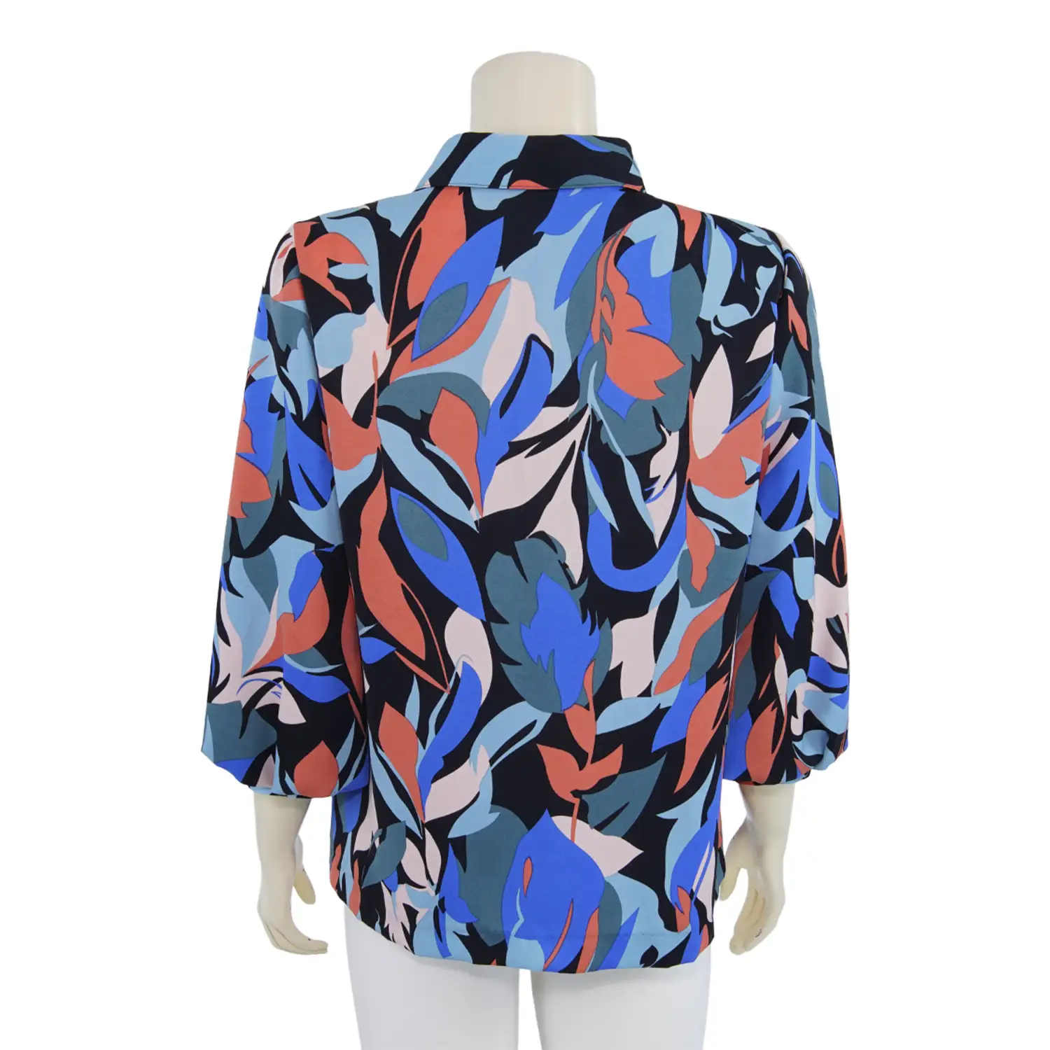 เสื้อเชิ้ต แขนบอลลูน 4 ส่วน ผ้าลายกราฟิก - Image 3