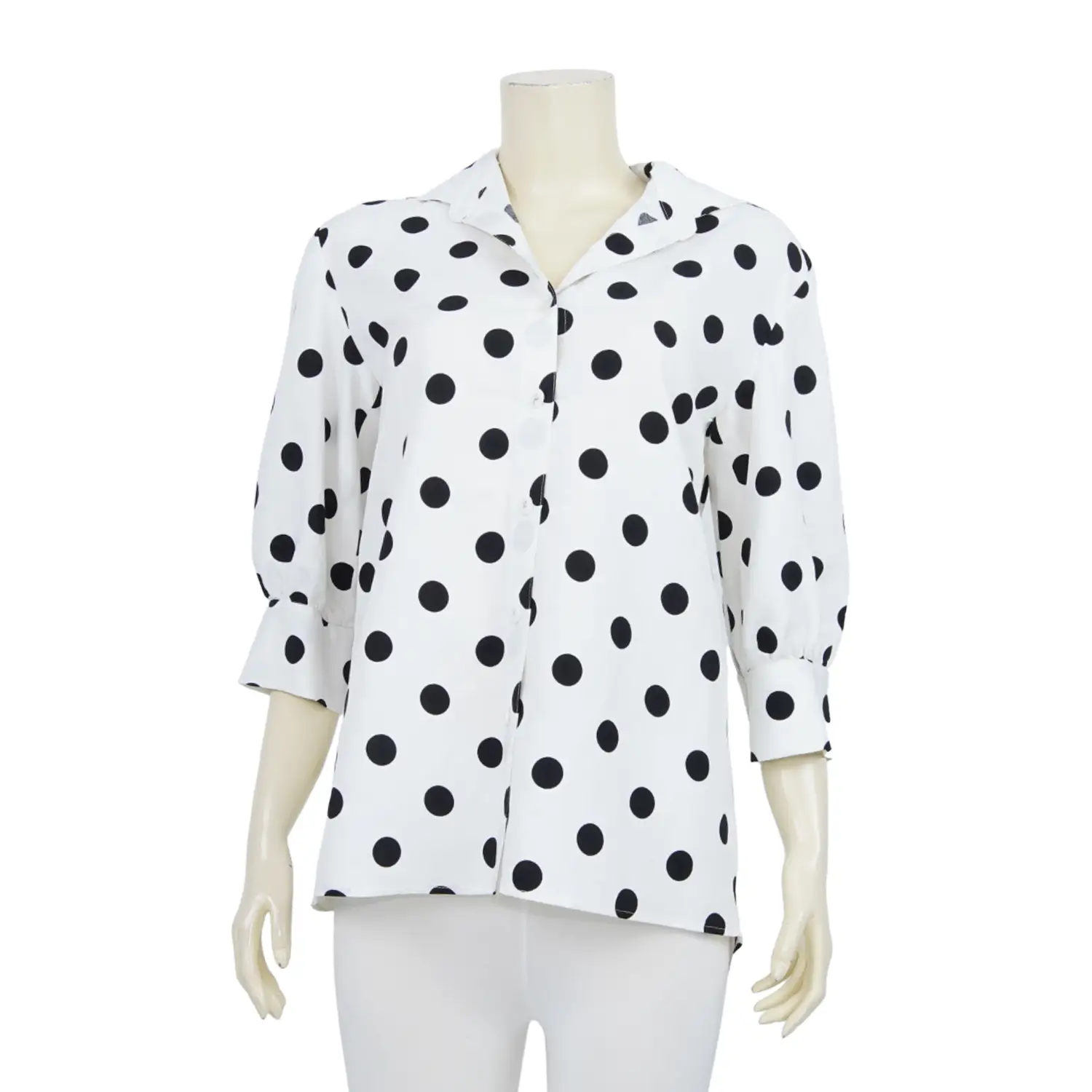 เสื้อเชิ้ต แขน 3 ส่วน ลายทรอปิคอล - Image 3