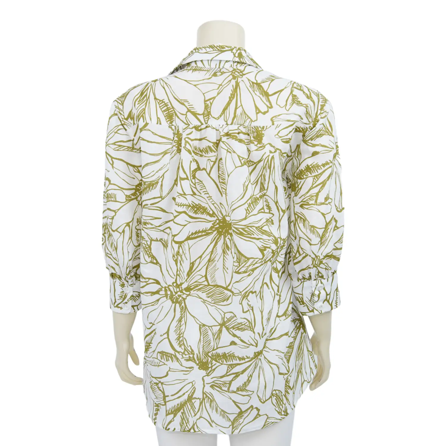 เสื้อเชิ้ต แขน 3 ส่วน ลายทรอปิคอล - Image 6