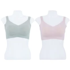 เซตเสื้อชั้นในไร้โครง ริกะ แบบพลัสไซซ์  ดีไซน์ตะขอหลัง 2 ตัว  (สงวนสิทธิ์ในการเลือก)