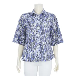เสื้อเชิ้ตแขนกระบอก 3 ส่วน ผ้าลูกไม้ราเชลทอลาย - Image 3