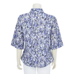 เสื้อเชิ้ตแขนกระบอก 3 ส่วน ผ้าลูกไม้ราเชลทอลาย - Image 5