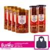 เซตน้ำพริกปลาสลิด และน้ำพริกกุ้งกรอบ ตรารวยสุข
