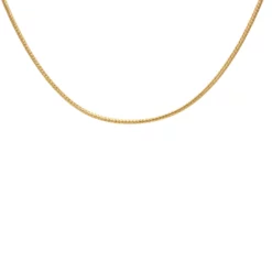 สร้อยคอเงิน925 ชุบทอง24K ลายสี่เสา - Image 3