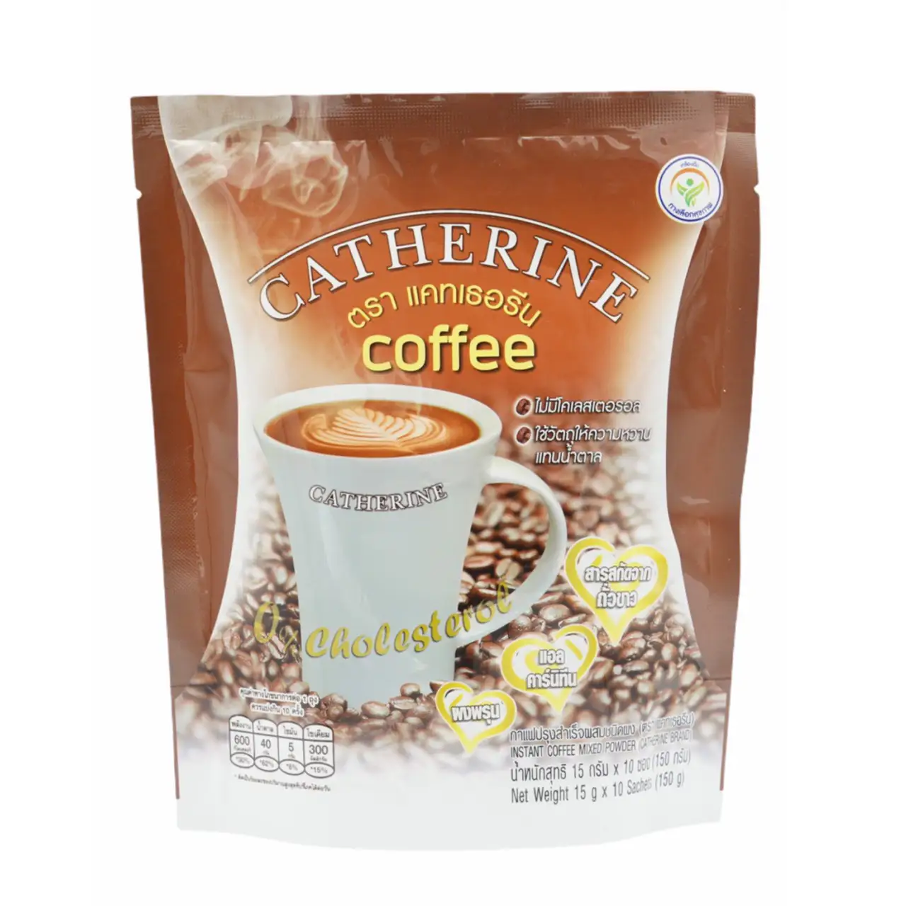 เซตแคทเธอรีน กาแฟปรุงสำเร็จ ผสมชนิดผง 12 ห่อ - Image 2