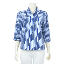 เสื้อเชิ้ตแขน 3 ส่วน ลายทาง - Image 3
