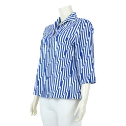 เสื้อเชิ้ตแขน 3 ส่วน ลายทาง - Image 4
