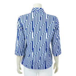 เสื้อเชิ้ตแขน 3 ส่วน ลายทาง - Image 5
