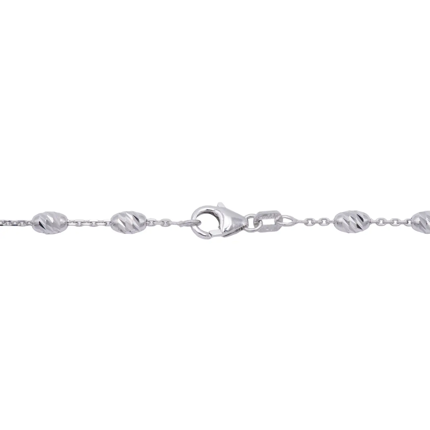 สร้อยคอทอง ดีไซน์ลาย Oval Beads - Image 4