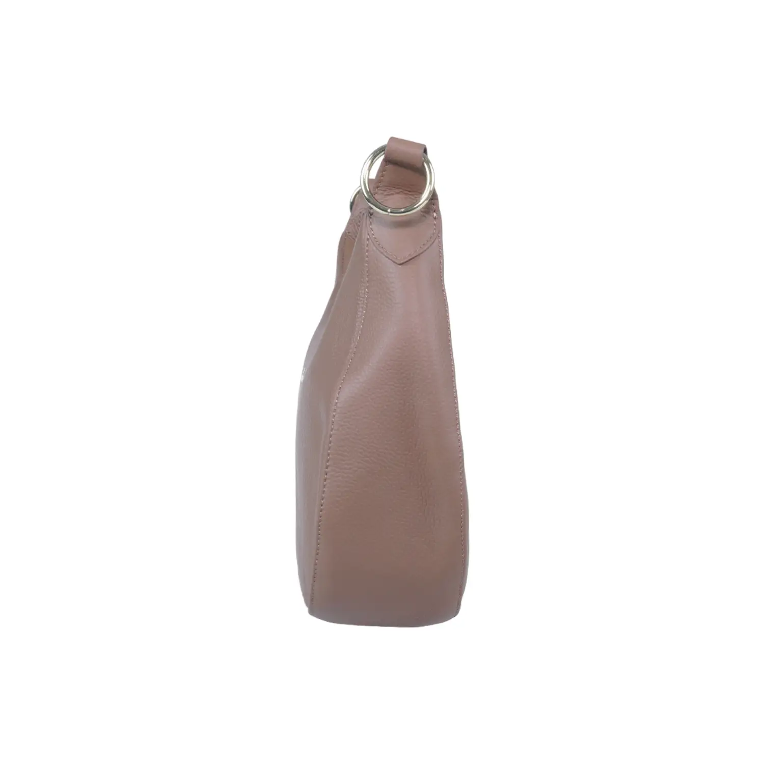 กระเป๋าถือหนังวัว ปั๊มลายลิ้นจี่ใหญ่ ทรงโฮโบ (Hobo) (ใช้ได้ 2 แบบ) - Image 2