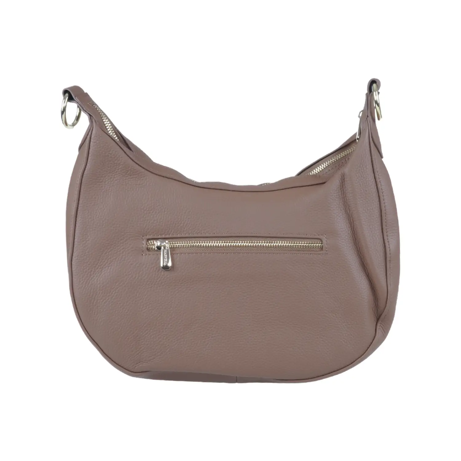 กระเป๋าถือหนังวัว ปั๊มลายลิ้นจี่ใหญ่ ทรงโฮโบ (Hobo) (ใช้ได้ 2 แบบ) - Image 3