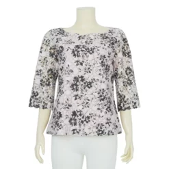 เสื้อคอปาด แขนกระบอก 3 ส่วน ผ้าลูกไม้ราเชล - Image 3