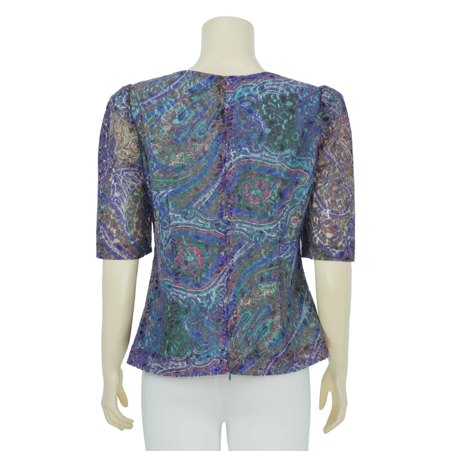 เสื้อคอวี แขนฟิลิปปินส์ 3 ส่วน ผ้าลูกไม้ราเชล - Image 3