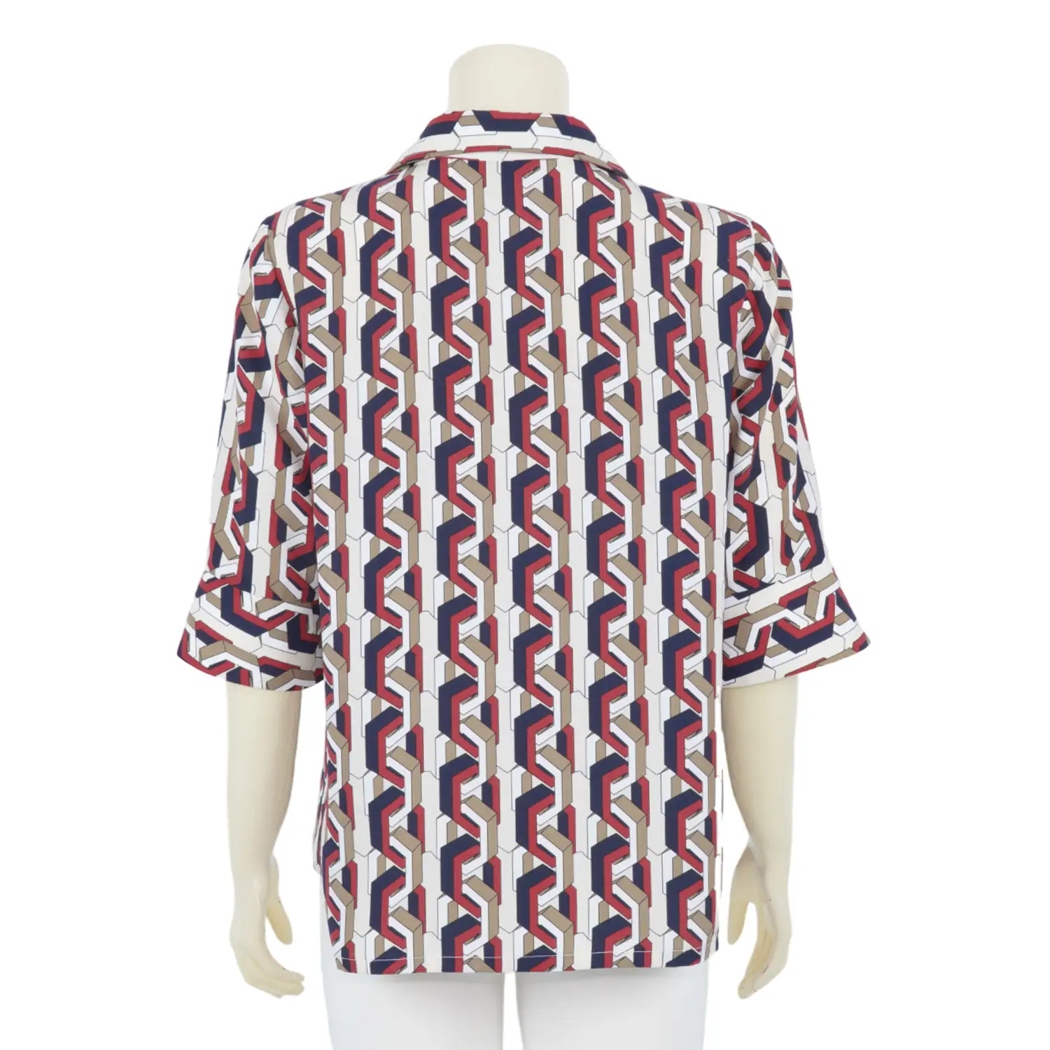 เสื้อเชิ้ตแขน 3 ส่วน ลายกราฟิก - Image 3