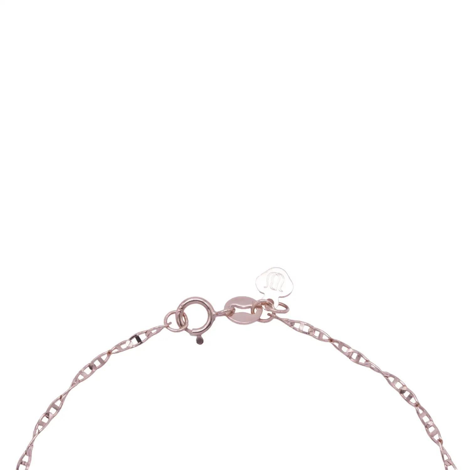 สร้อยข้อมือทองชมพู18K ดีไซน์บิดเกลียว เจียเหลี่ยมเพชร - Image 4