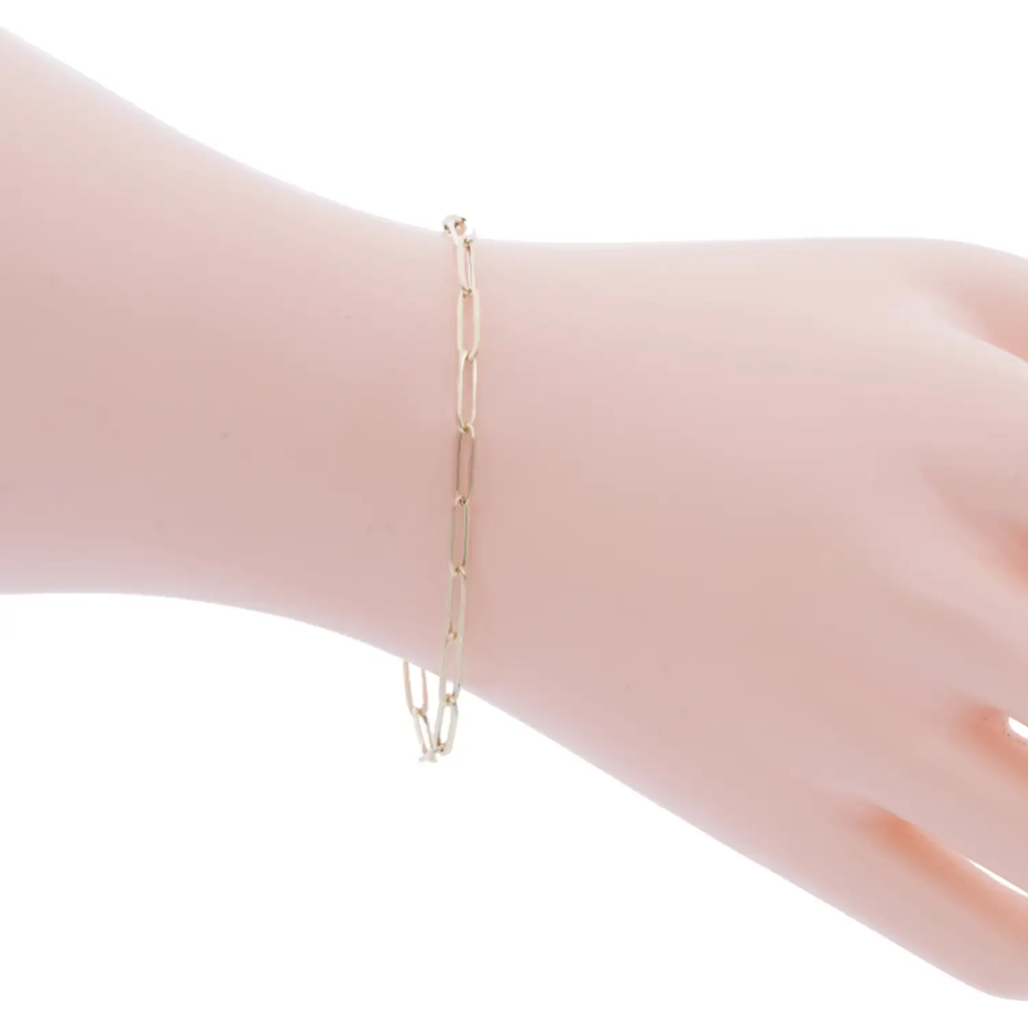 สร้อยข้อมือทอง18K ดีไซน์ข้อโซ่ทรงรี - Image 2