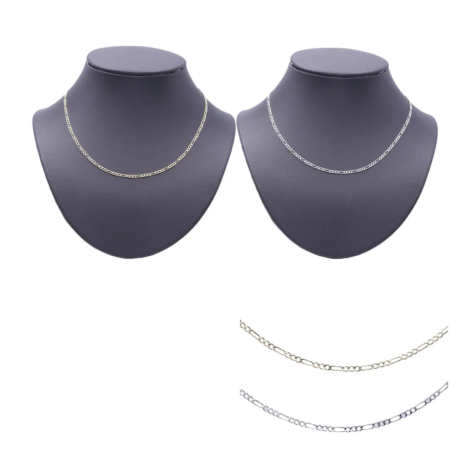 สร้อยคอทอง18K ดีไซน์โซ่แบบผสม เจียเหลี่ยมเพชร