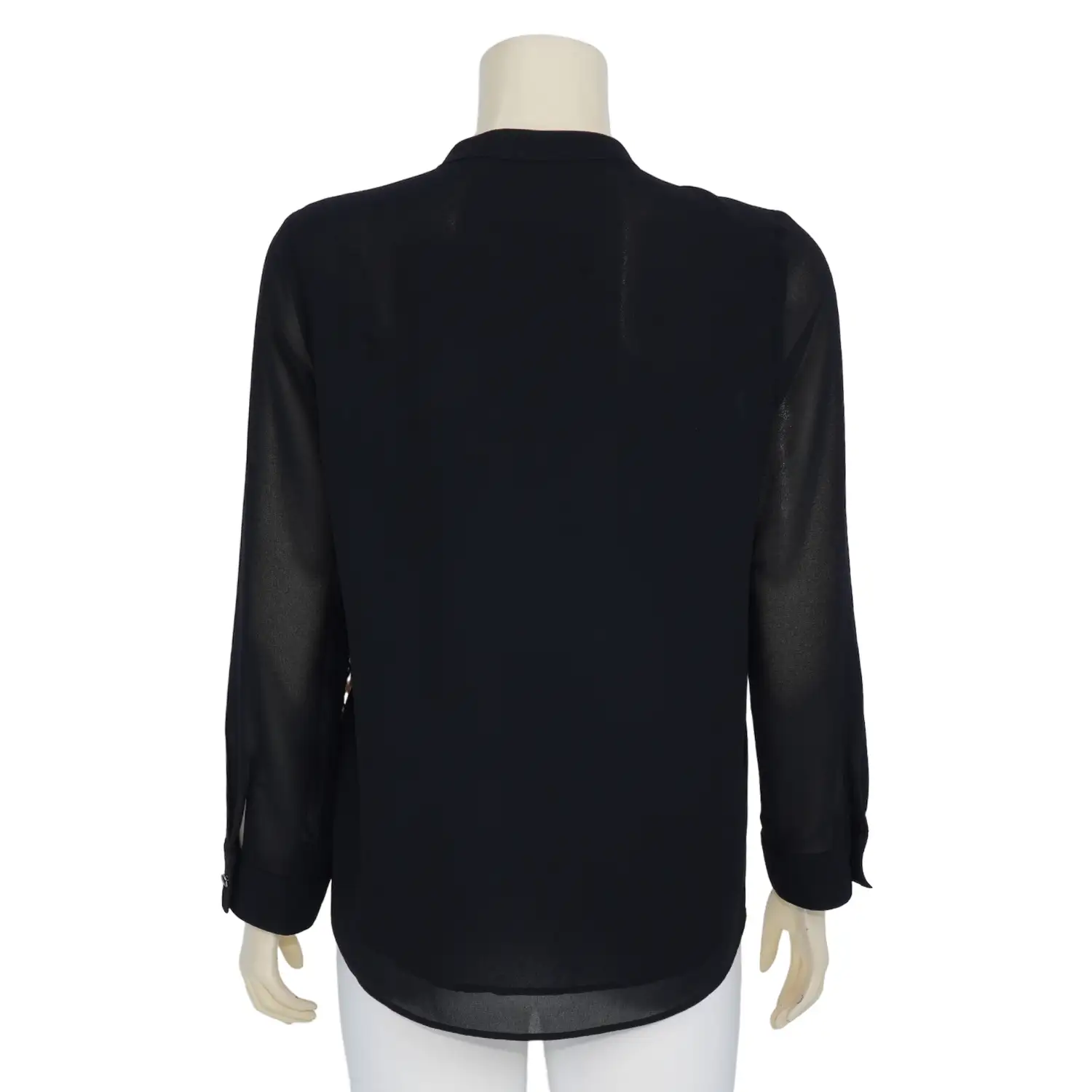 เสื้อคอกลม แขนยาวลายตาราง - Image 3