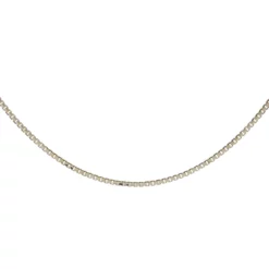 สร้อยคอทอง18K ลายกล่องเจียเหลี่ยมเพชร - Image 4