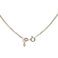 สร้อยคอทอง18K ลายกล่องเจียเหลี่ยมเพชร - Image 5