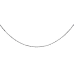 สร้อยคอทองขาว18K ลายกล่องสลับลายเกลียว - Image 2
