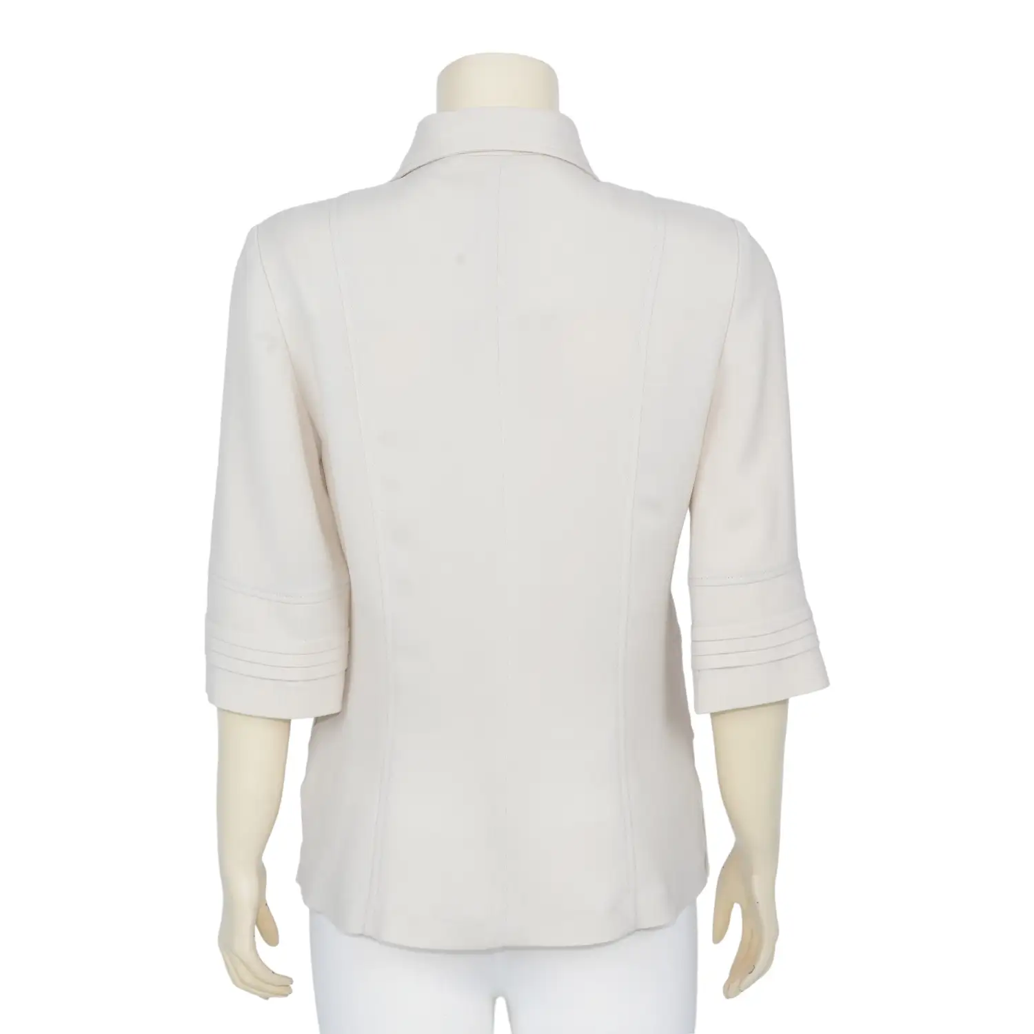 เสื้อเชิ้ต แขน 3 ส่วน ผ้าโคโม่ทวิล ดีไซน์คลาสสิก - Image 5