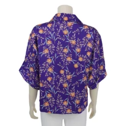 เซตเสื้อคอปก ผ้าชาร์มัวพิมพ์ลาย และผ้าซาตินสีพื้น (2 ตัว/เซต) - Image 6
