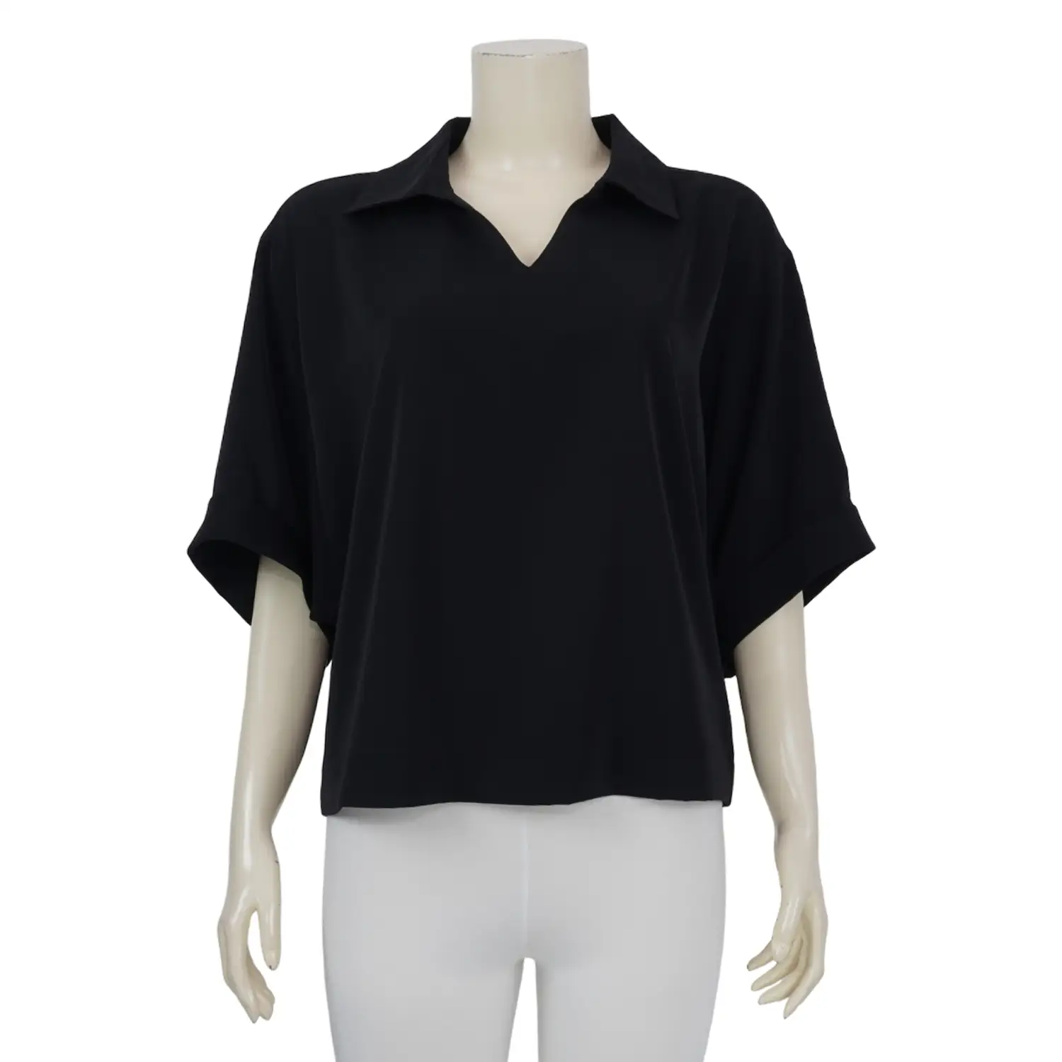 เซตเสื้อคอปก ผ้าชาร์มัวพิมพ์ลาย และผ้าซาตินสีพื้น (2 ตัว/เซต) - Image 10