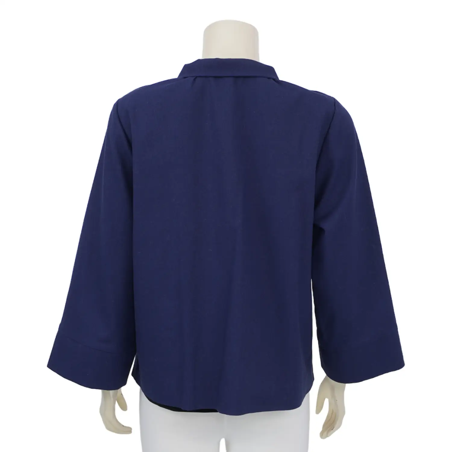 เสื้อคอจีน แขน 3 ส่วน ผ้าลินินผสม พร้อมเสื้อแขนกุด - Image 4