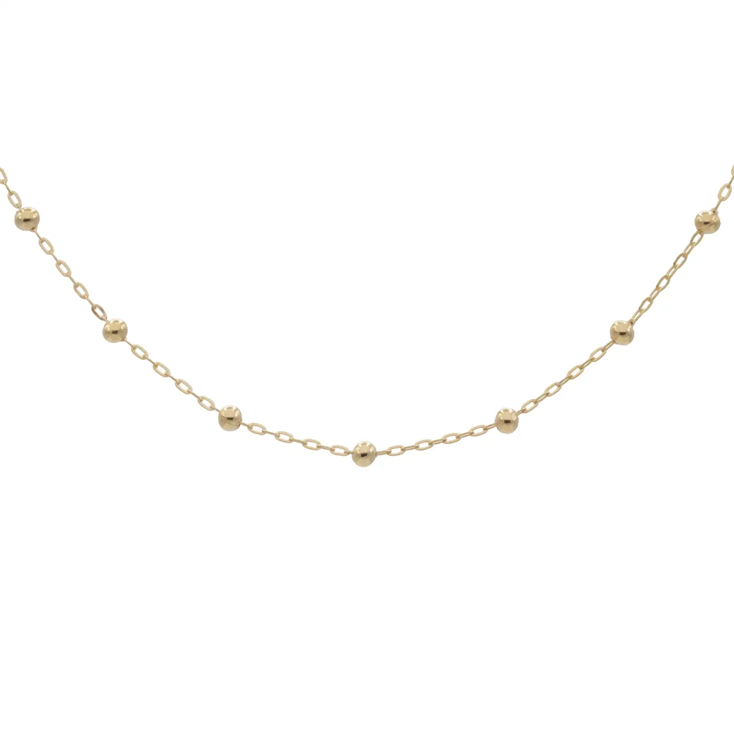 สร้อยคอทอง10K ลาย Ball Chain - Image 2